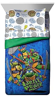 TMNT ニンジャタートルズ シーツと枕カバーのセット TMNT ニンジャタートルズ シーツと枕カバーのセット